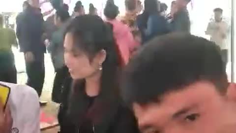 The wedding is full of beautiful boys and girls