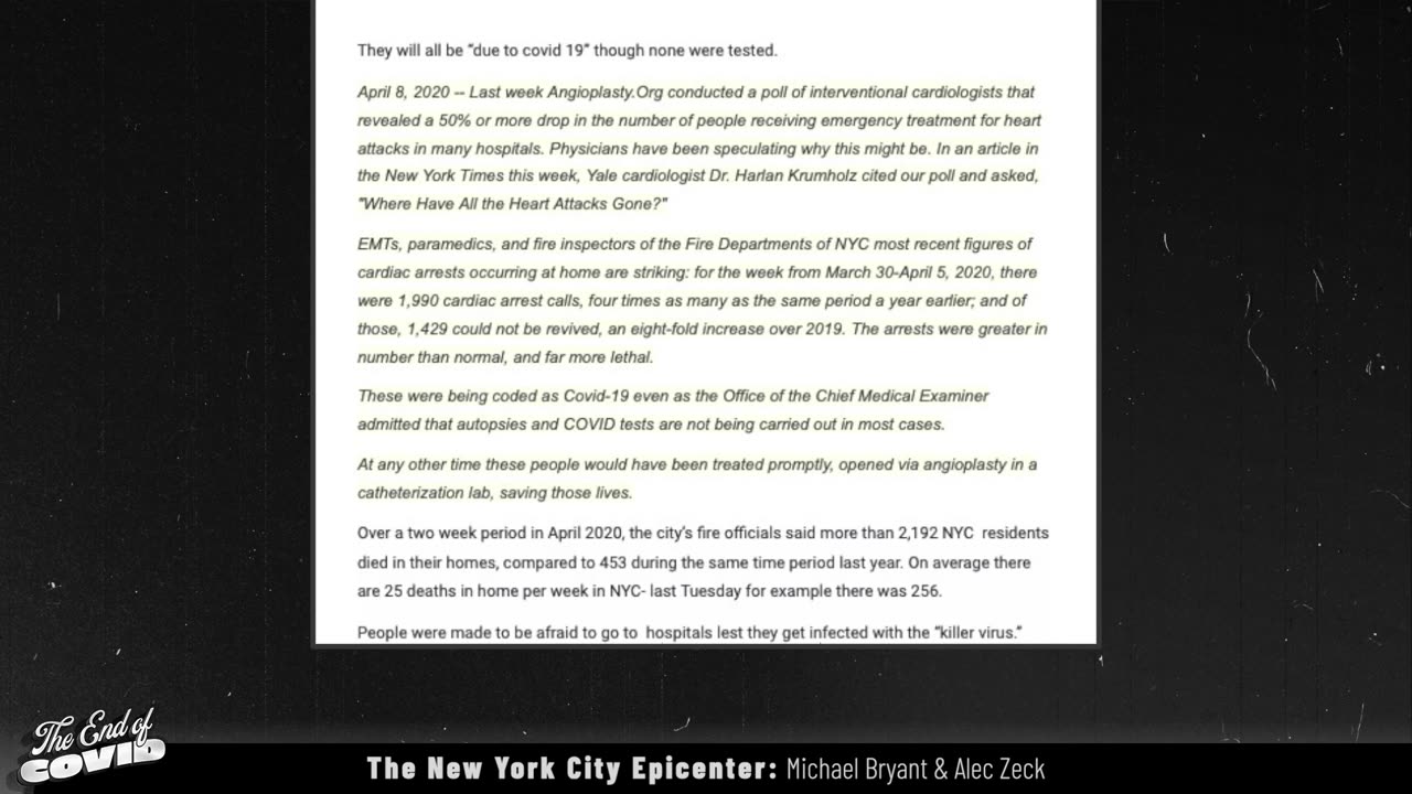 THE NEW YORK CITY EPICENTER Michael Bryant