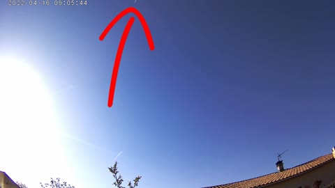 Chemtrails - Time Lapse du samedi 16 avril 2022 dans les A.H.P.