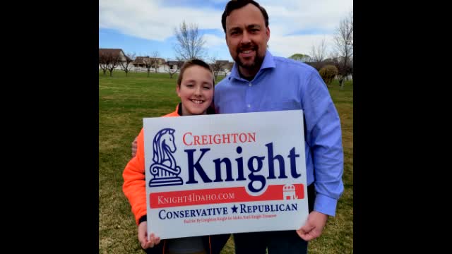 Creighton Knight Campaigns for Idaho House 5.6.22