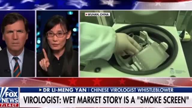 Leading Chinese virologist Dr. Li-Meng Yan on Tucker Carlson Tonight September 15 2020