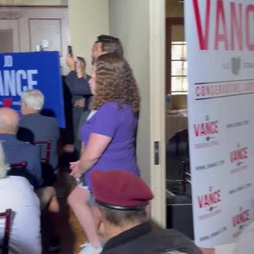 Josh Hawley on FIRE in Ohio for JD Vance