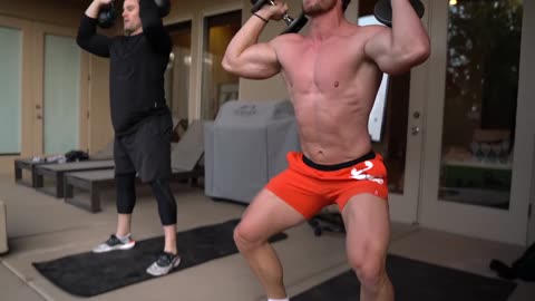 Dumbbell home workout