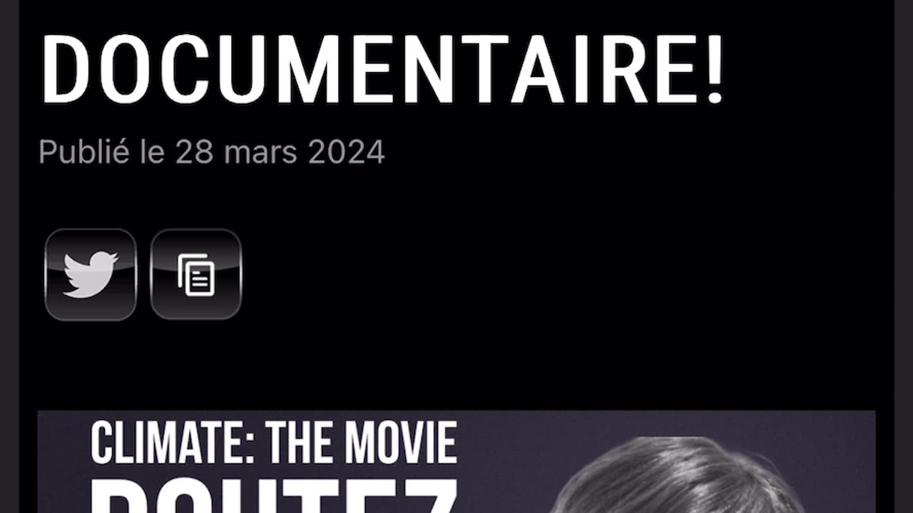 Vos enfant sont écoanxieux . faites leur écouter ce documentaire