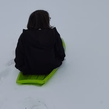 snow Sledding