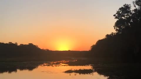 Lake Okeechobee Canal Sunrise