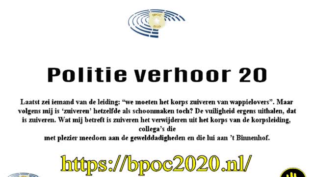 Bpoc Politie verhoor 20