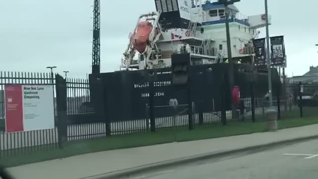 Sault Locks Ship