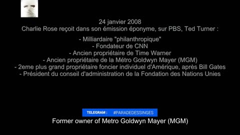 Ted Turner justifying depopulation 😱