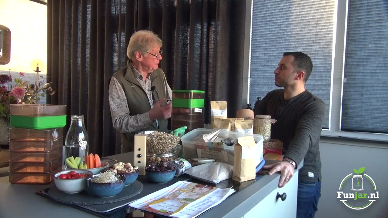 Leven van kiemgroenten "Ik eet maar 3 uur per dag” - Rudolf Grob, sprout expert