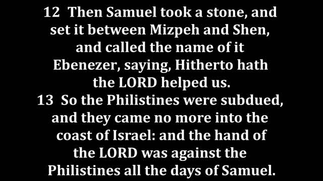 1 Samuel 7 King James version