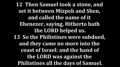 1 Samuel 7 King James version