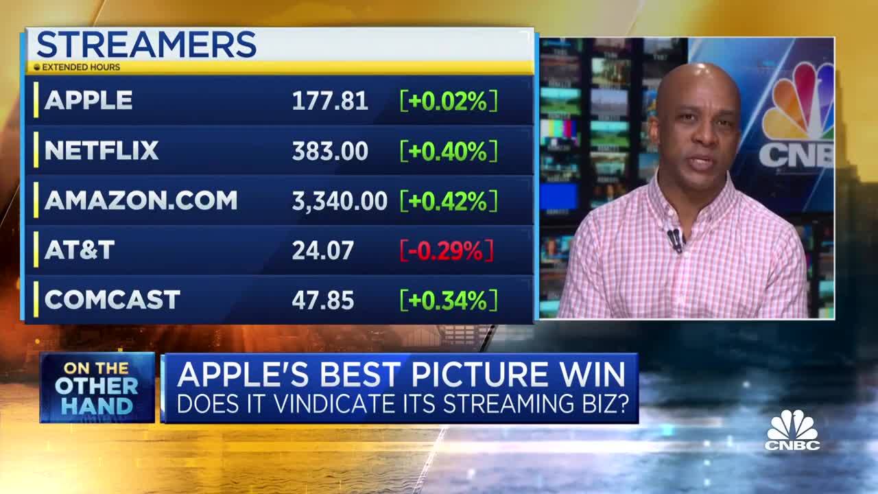 Does Apple's Best Picture Oscar vindicate its streaming business