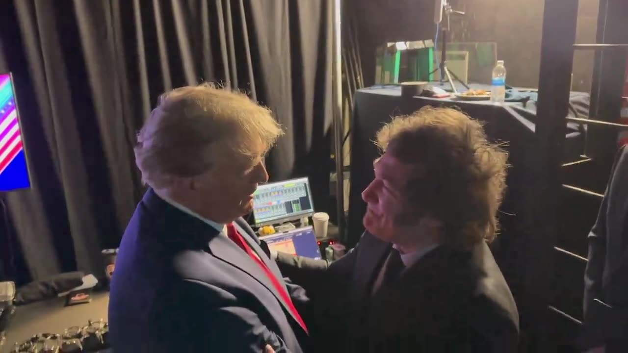 #MAGA President Trump greeting Argentina's President.