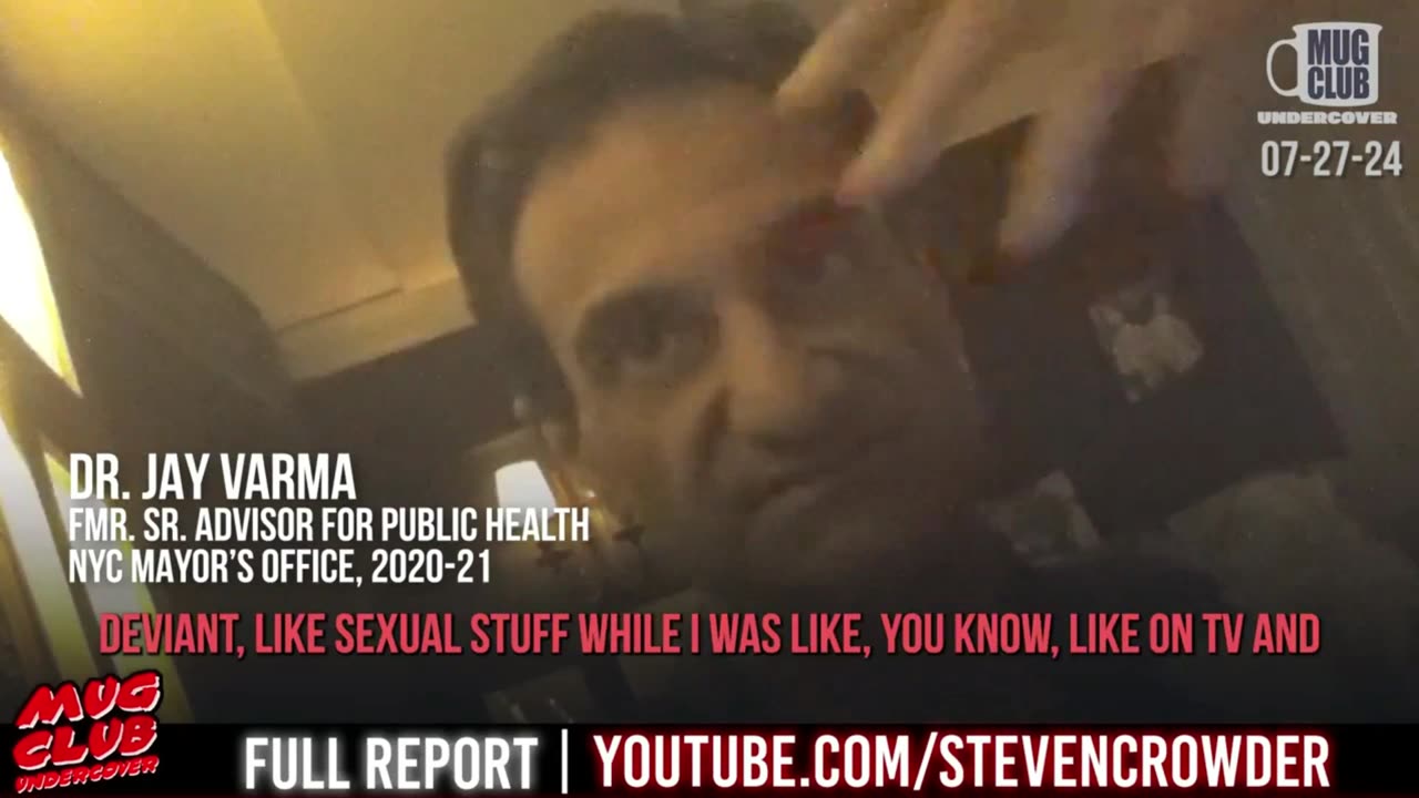 BREAKING: Former NYC Covid Czar, Dr. Jay Varma held secret sex parties during global pandemic