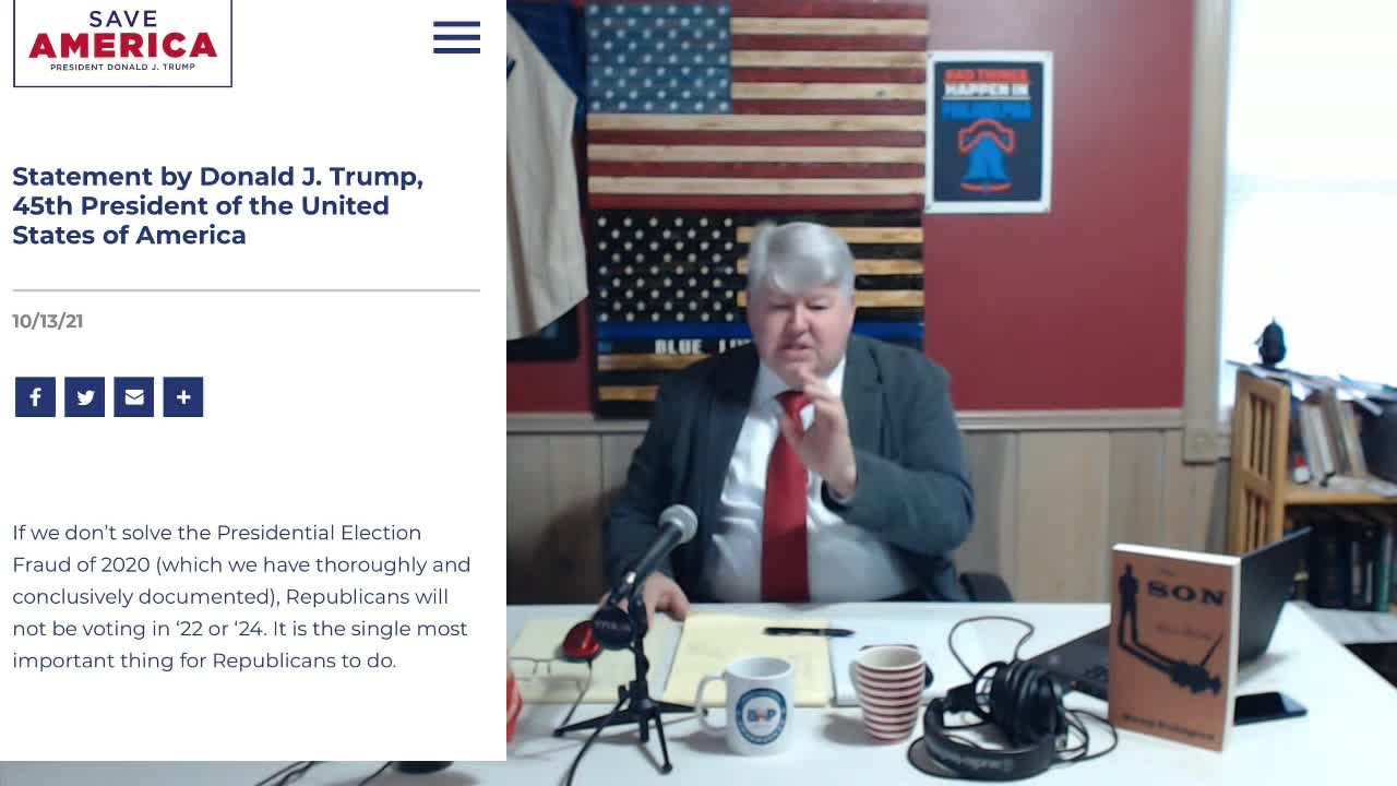 #BKP Talks about the Ga. Ballot Inspection being dismissed, Trump's Statement