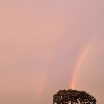 Double Rainbow Appears