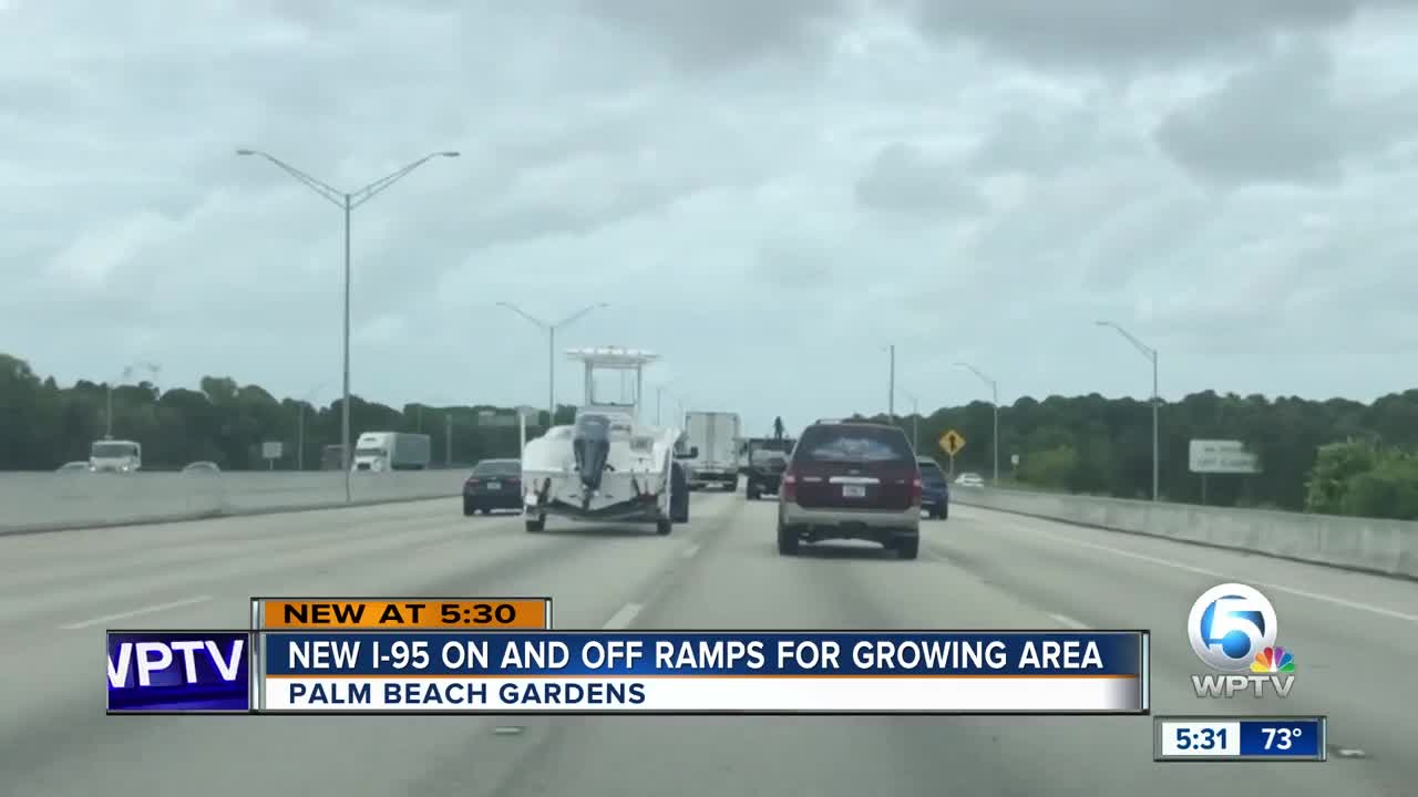 New I-95 on and off ramps for growing area