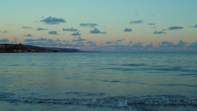 Seagulls Flying Over the Seas At Sunset - Relaxing Music To Meditate And Relax