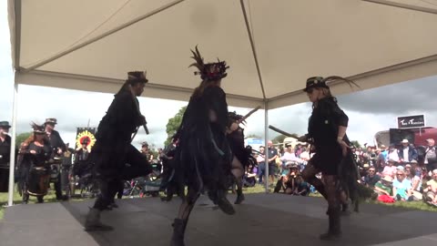 Beltane Border Morris - Three Ravens - Priddy Folk Festival - 9 Jul 23