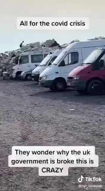 Trashed, brandnew face masks in the U.K.