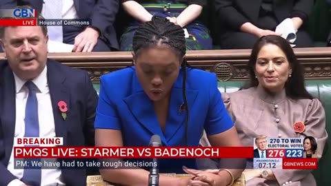 UK: Kemi Badenock ridicules Labour's anti-Trump hypocrisy at her first PMQs