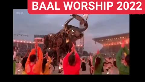 BAAL WORSHIP BLATANT IN YOUR FACE AT COMMONWEALTH 2022 OPENING CEREMONY