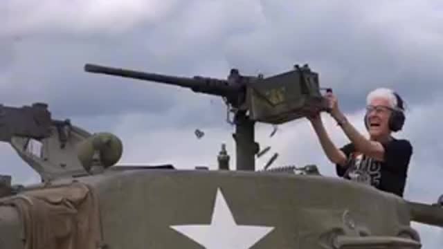 Awesome Granny With Tank #shorts