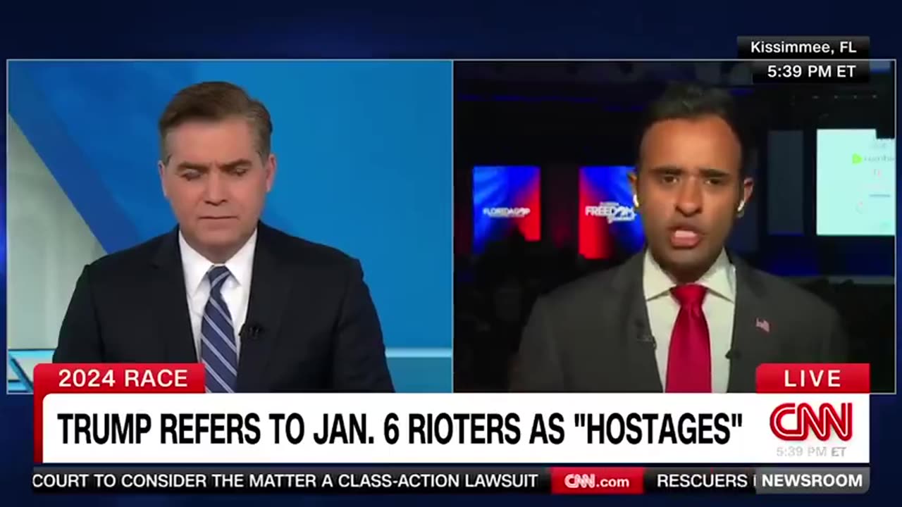 CNN Has On-Air PANIC ATTACK As Vivek FLIPS Script on Reporter | 'I Won't Play Your Game'