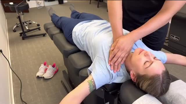 Full body adjustment #fyp #chiropractic