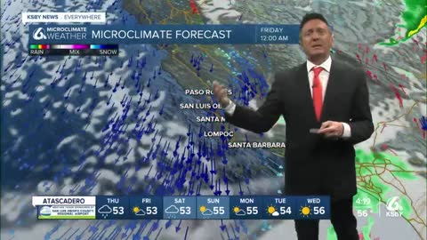 Rain Thursday then again Saturday into Sunday (Friday looks dry)