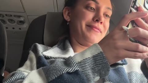 Girl Has a Panic Attack On An Airplane