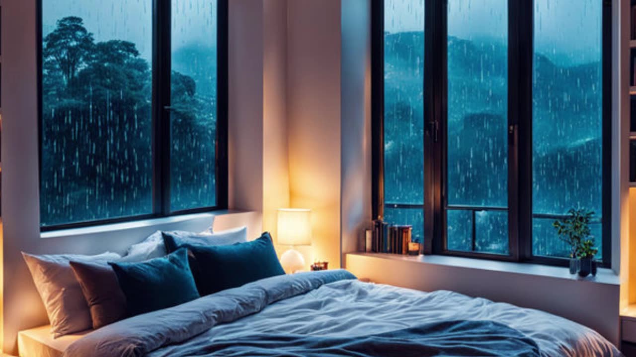 Relaxing rain