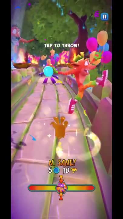 Oxide Zombot Battle Run Gameplay On Lost City - Crash Bandicoot: On The Run! (Season 5 Boss)