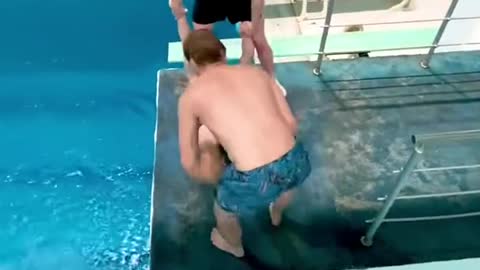 Swiming funny video