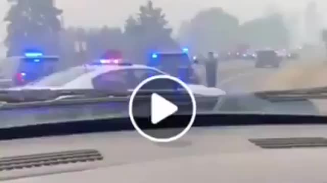 Fires set By AR toting Antifa