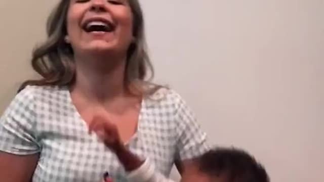 Kid react to a prank