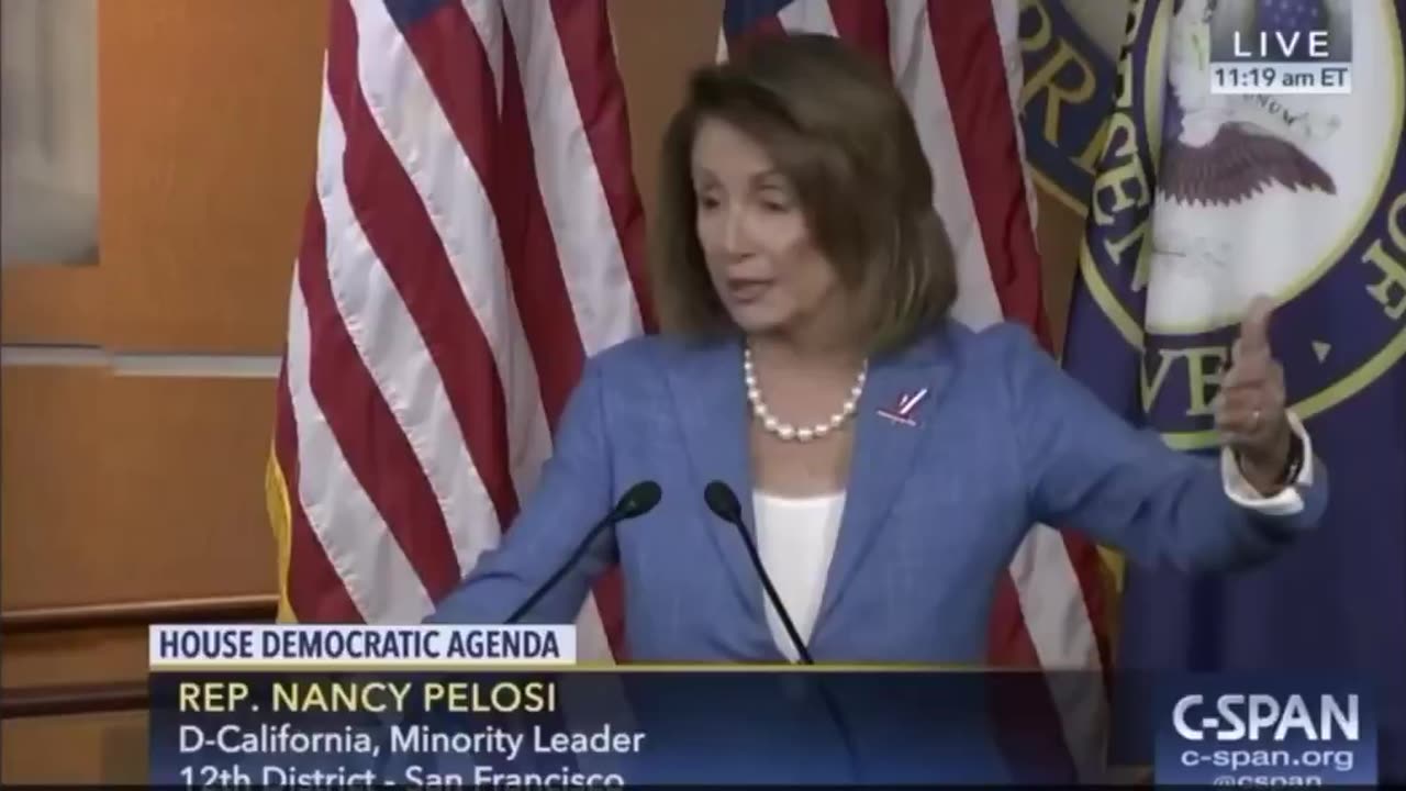 Nancy Pelosi describes the Democrats political strategy known as the "wrap-up smear