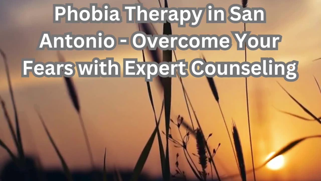 Phobia Therapy in San Antonio - Overcome Your Fears with Expert Counseling