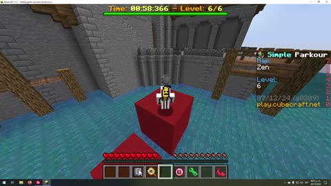 0354-Jugando: minecraft, cubecraft, parkour, simple zen, anuncios diciembre 2024