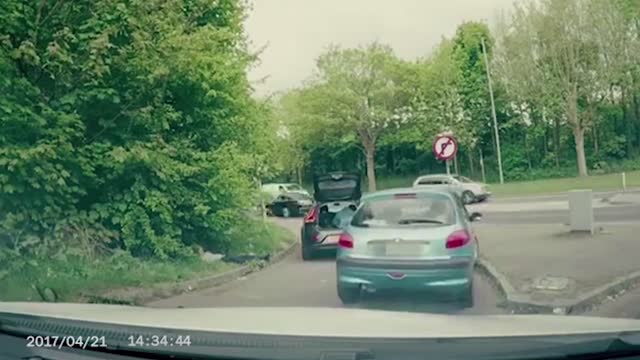 A Brutal Road Rage Reversal