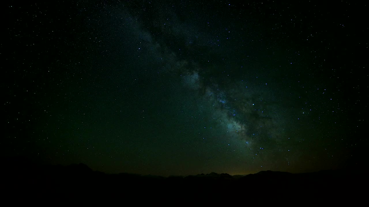 Milky way in the night sky