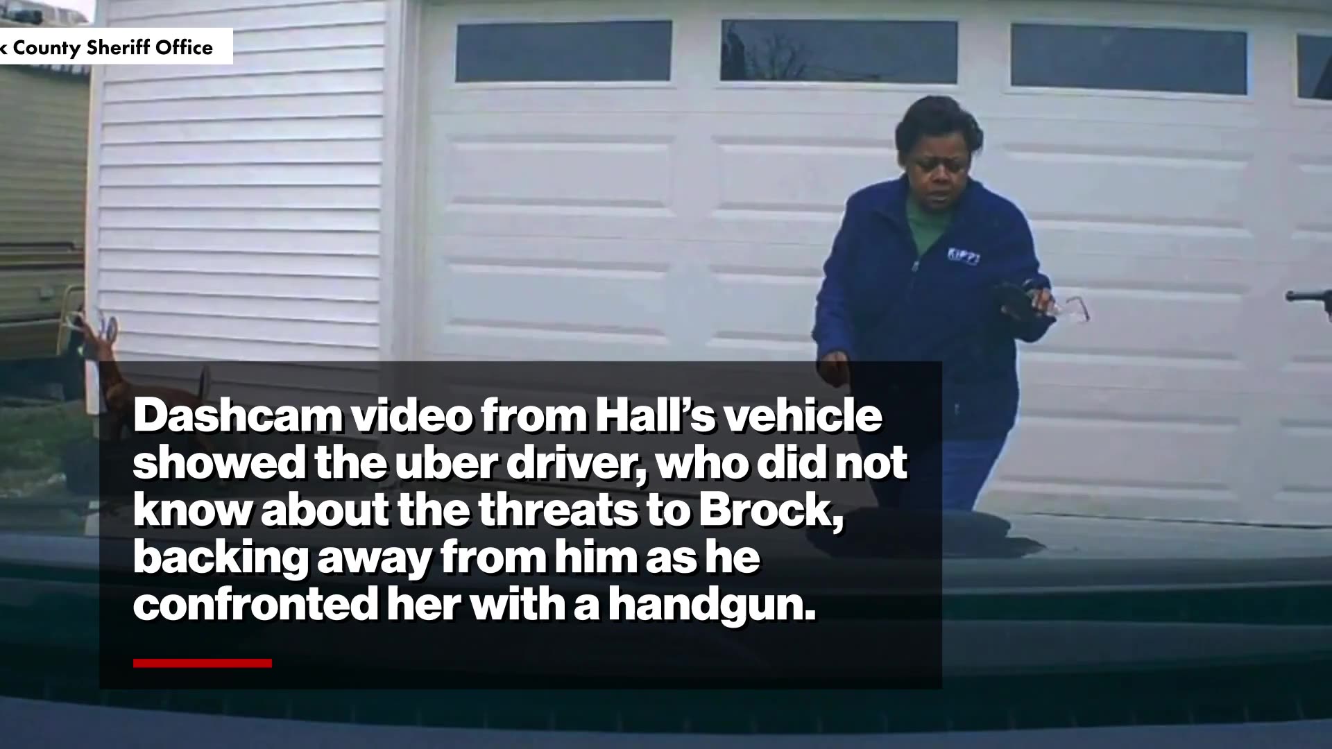 'I'm sure glad you guys are here': Moment scam victim greets cops after allegedly shooting innocent Uber driver