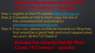 Chasing the NZ Pfizer contract - OIA Update