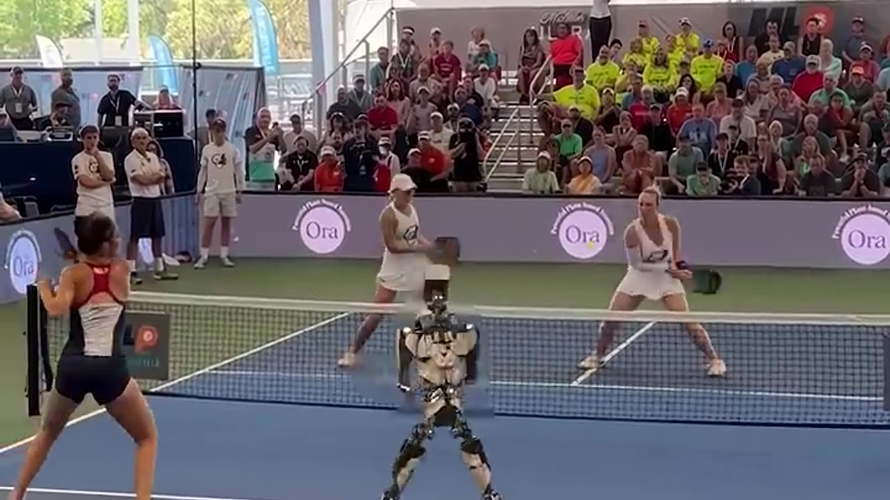 AI Playing Pickleball with Humans