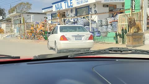 South Rosarito Beach Mexico 🇲🇽 view from my car...