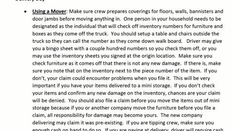 Moving Checklist