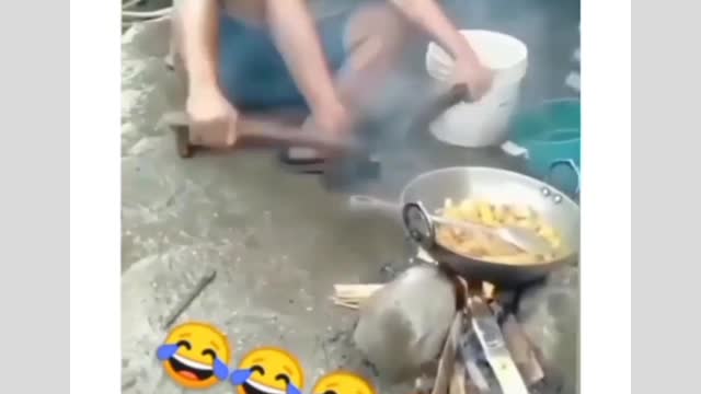 My Friend First Time Cooking | Funny Video