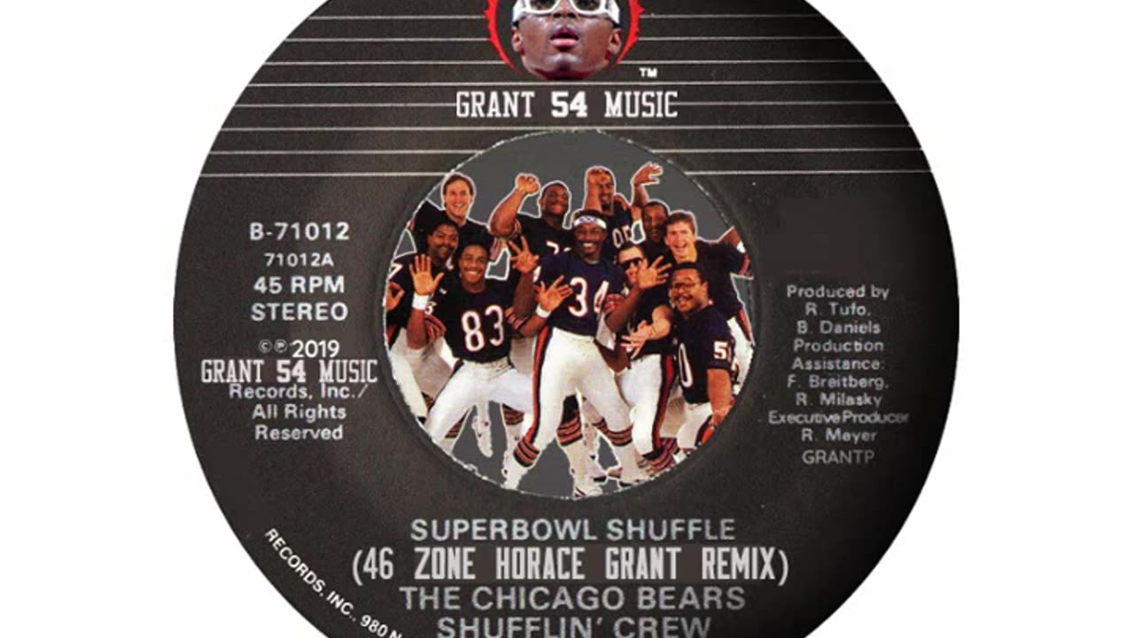 Chicago Bears Shufflin' Crew - The Super Bowl Shuffle (46 ZONE HORACE GRANT REMIX)