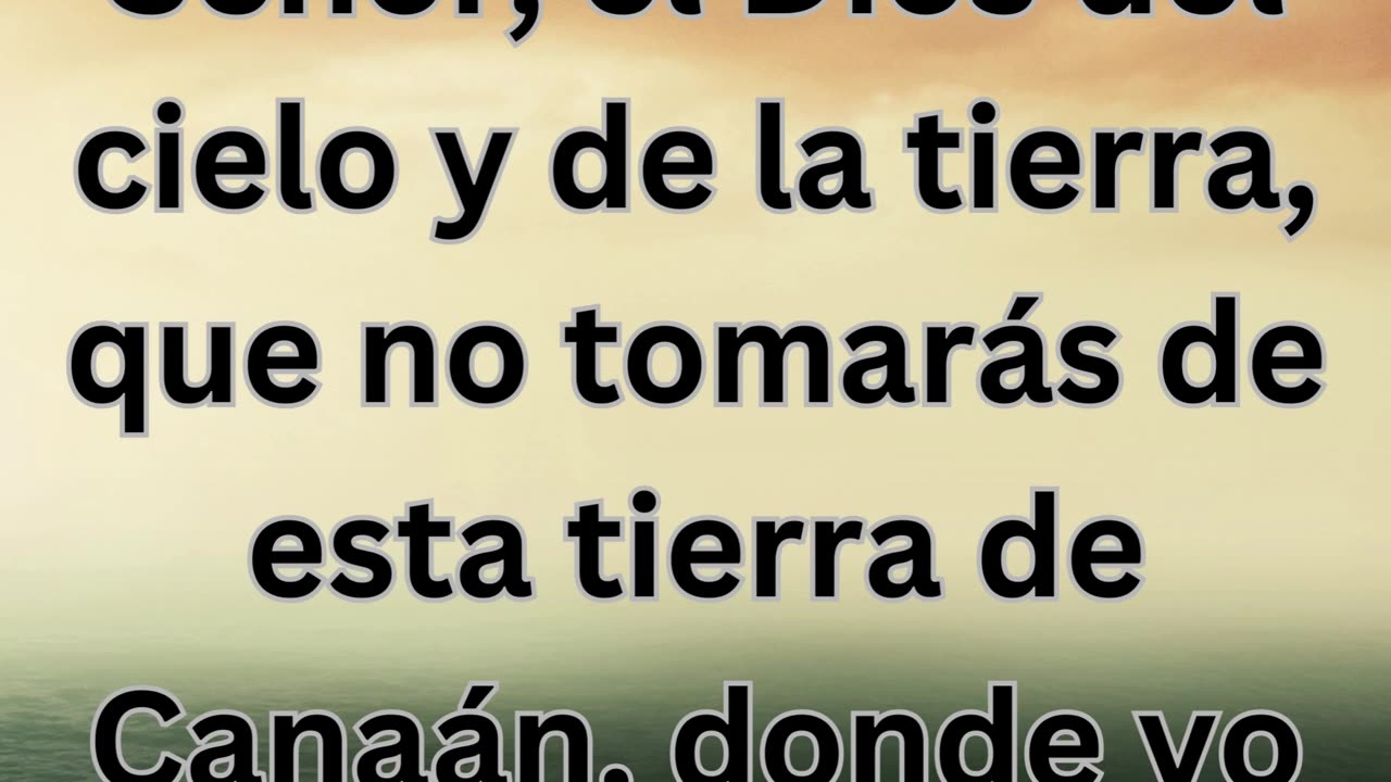 "El Encargo de Abraham: Buscar Esposa para Isaac" Génesis 24:3-4.